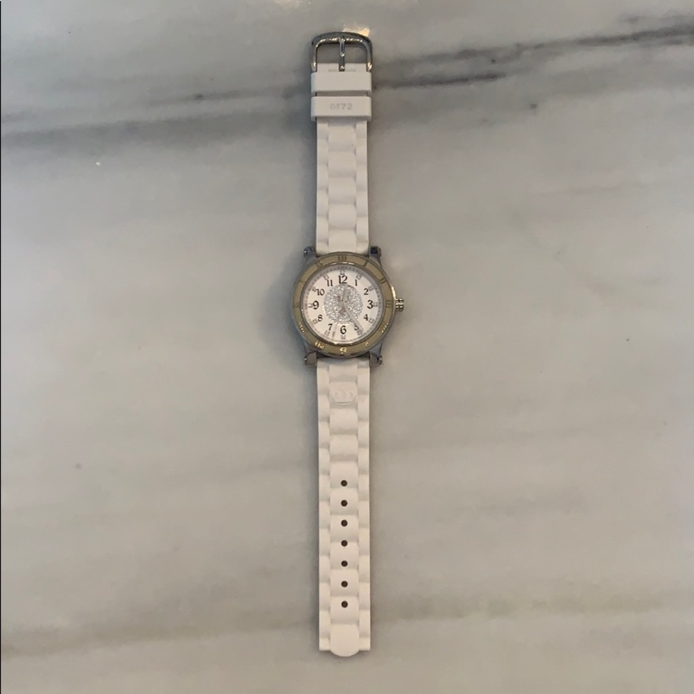 Juicy Couture White Silicone Watch